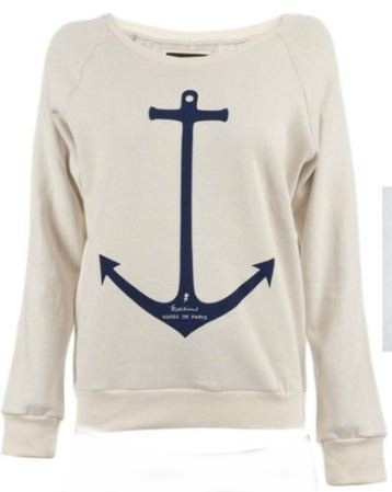 Nautical Fashion - anchor sweater